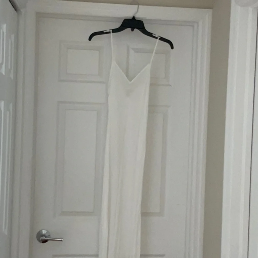 Rebecca Taylor White Ruched Tiered Maxi Dress - Picture 3 of 7